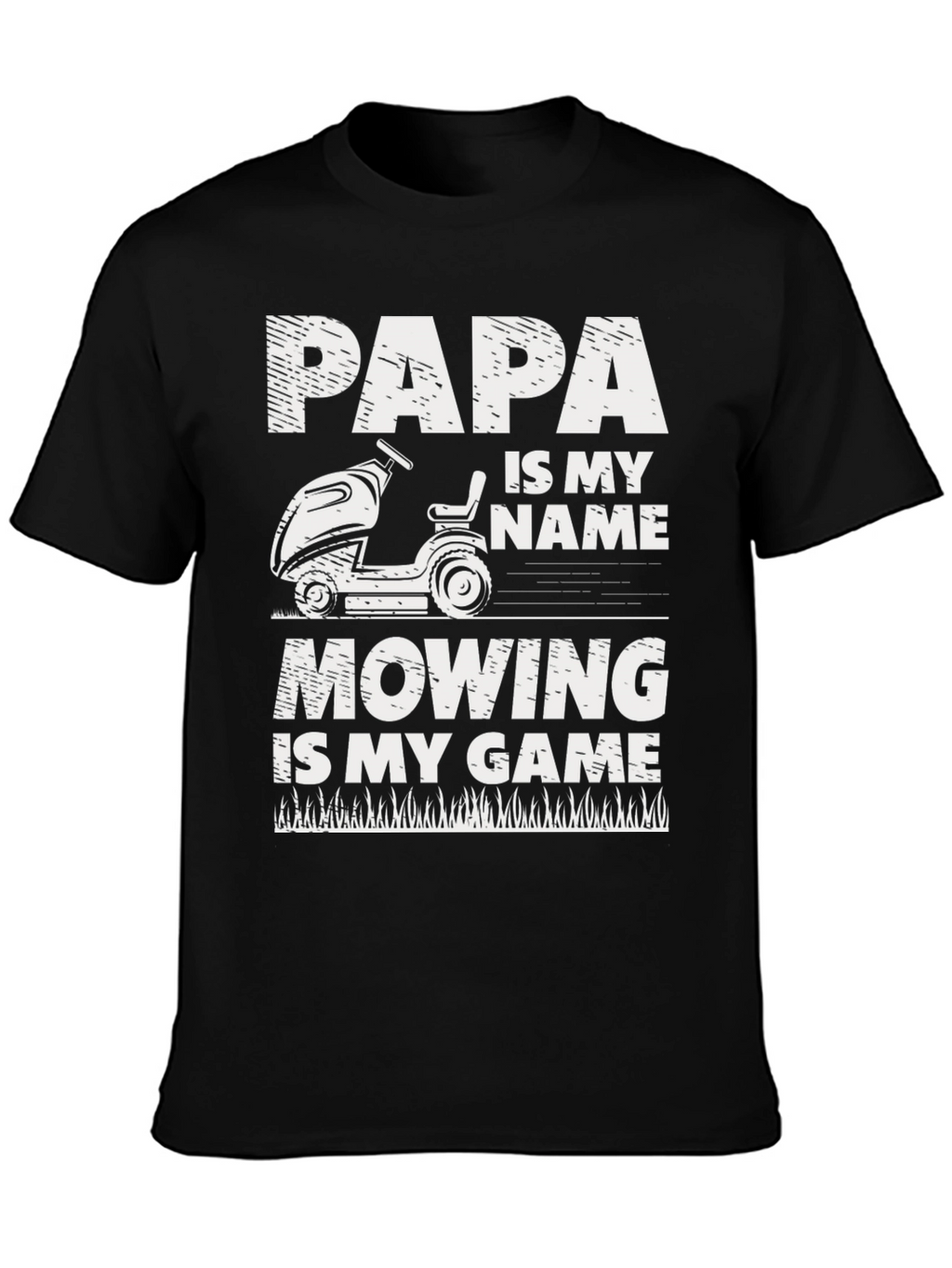 Papa Mowing T-Shirt - Lawn Care Gift