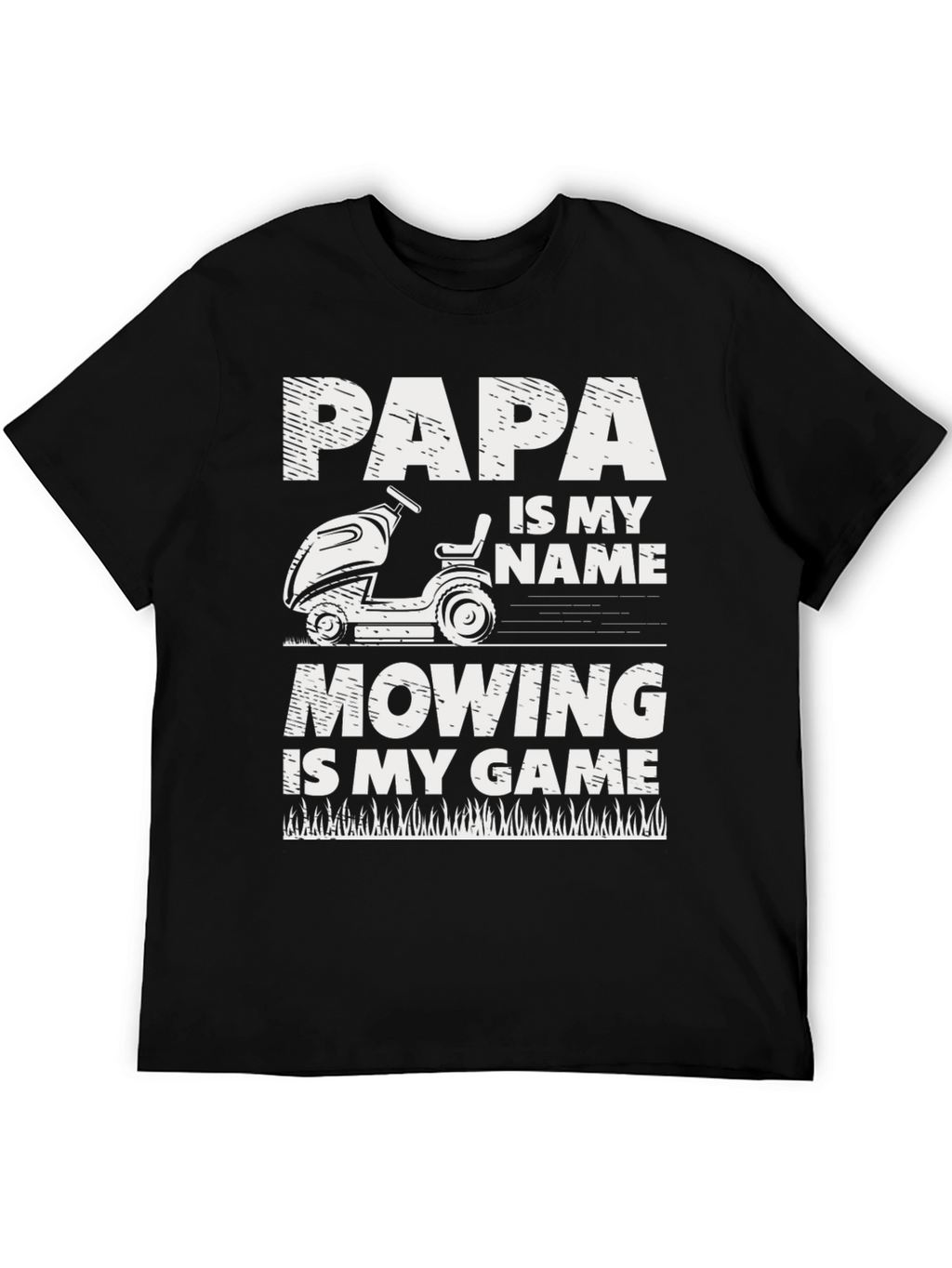 Papa Mowing T-Shirt - Lawn Care Gift