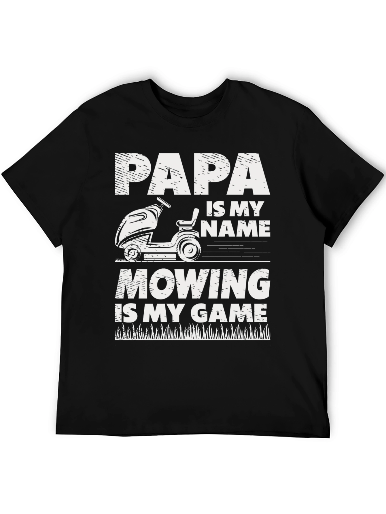 Papa Mowing T-Shirt - Lawn Care Gift