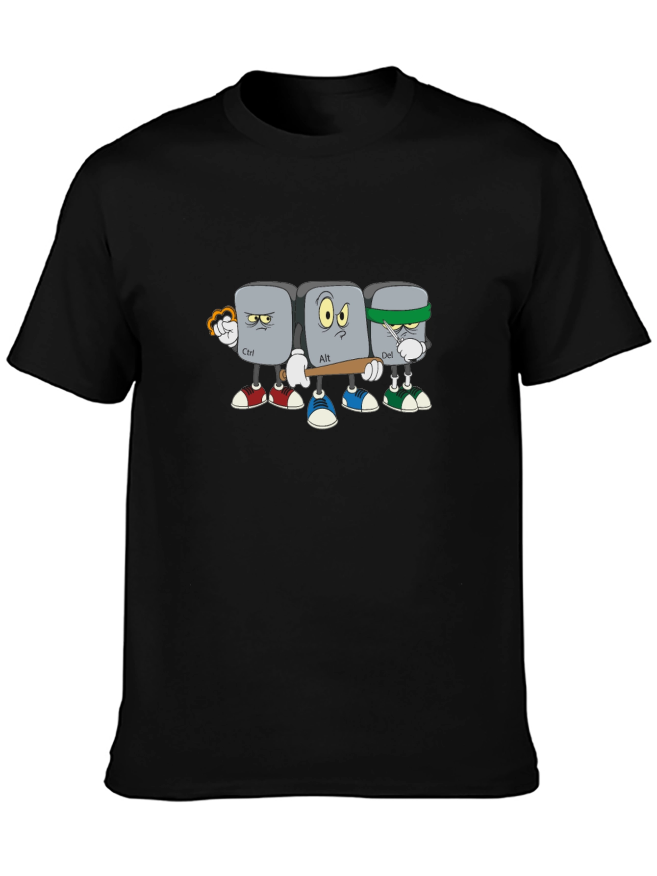 Ctrl Alt Del T-Shirt - Funny PC Computer Keyboard Design