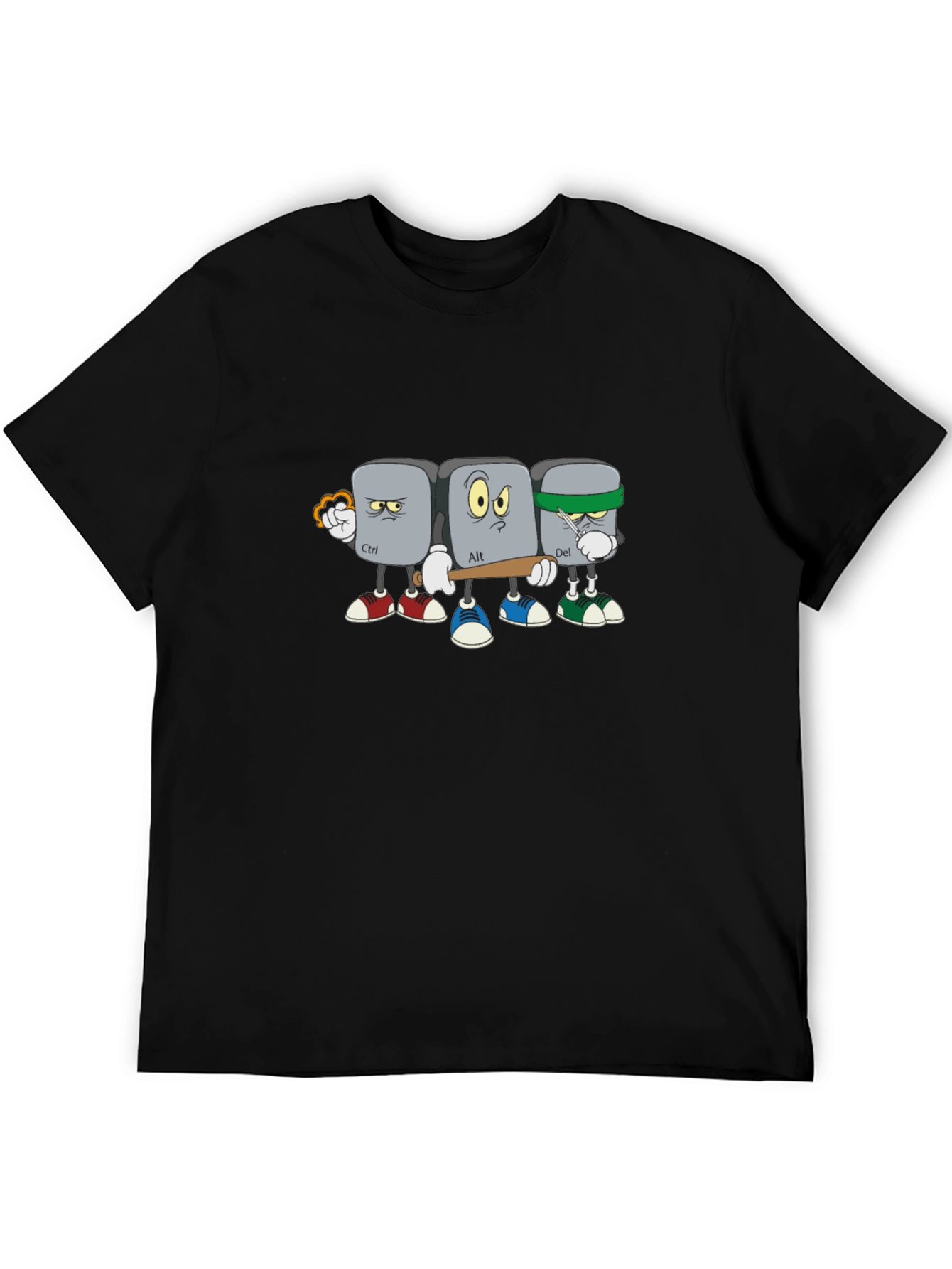 Ctrl Alt Del T-Shirt - Funny PC Computer Keyboard Design