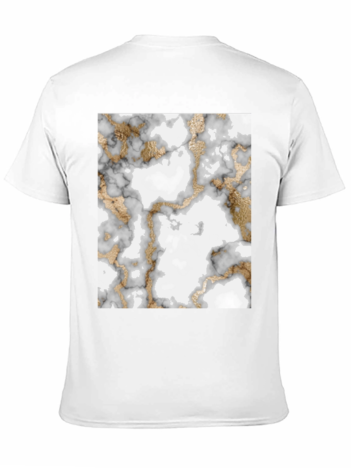 Marble & Gold Pattern T-Shirt