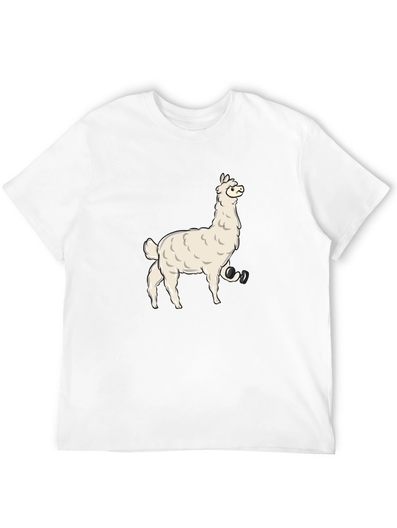 Llama Graphic T-Shirt - Mens Black Tee