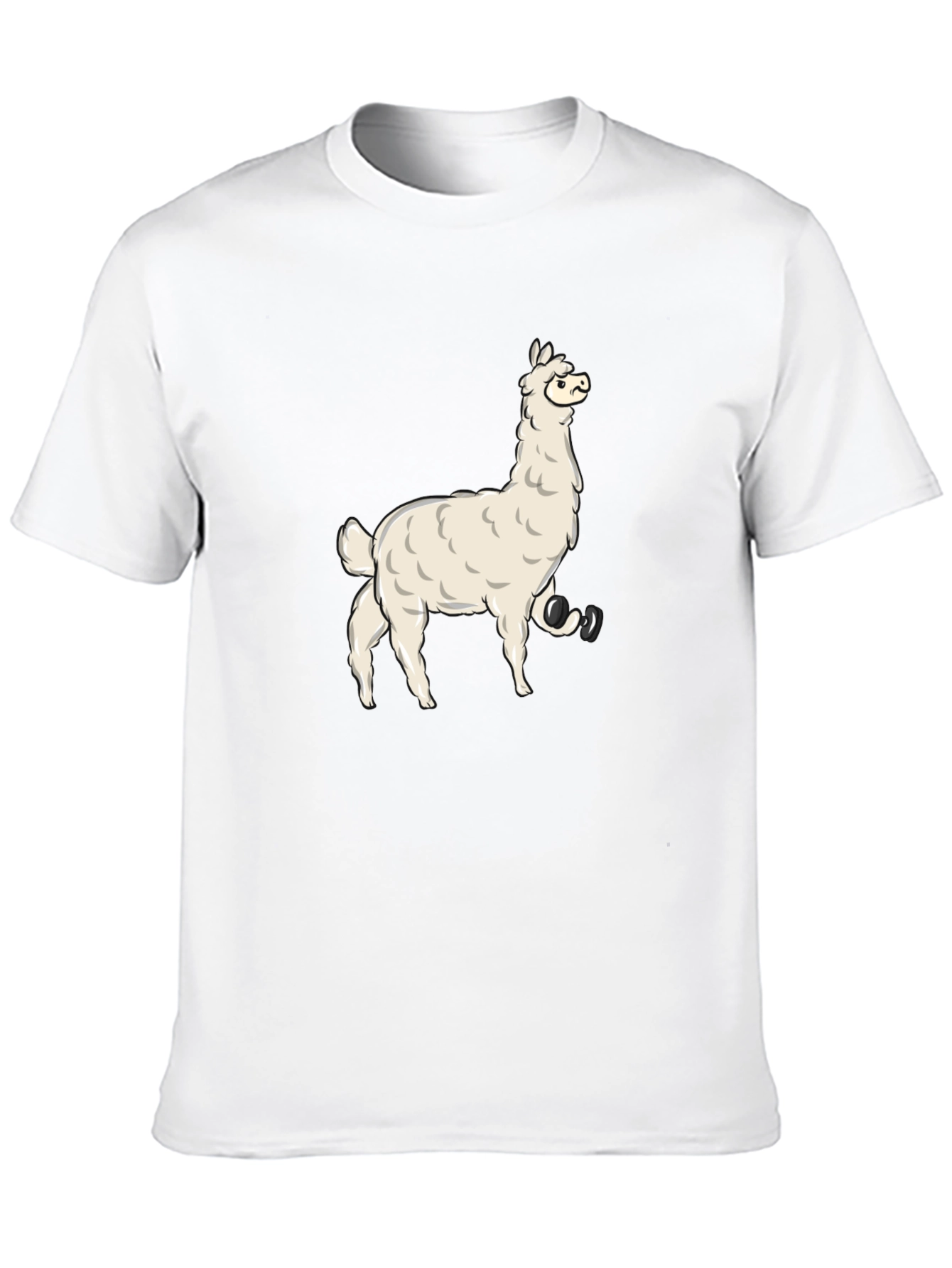 Llama Graphic T-Shirt - Mens Black Tee