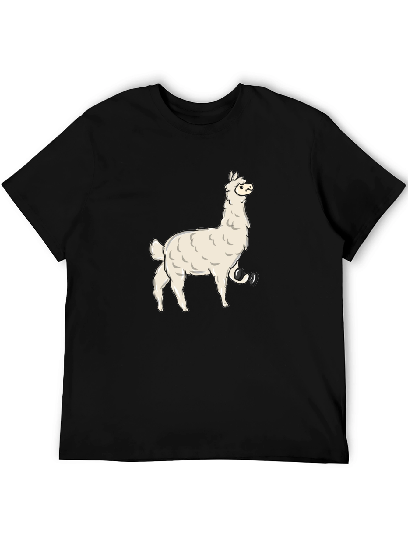 Llama Graphic T-Shirt - Mens Black Tee