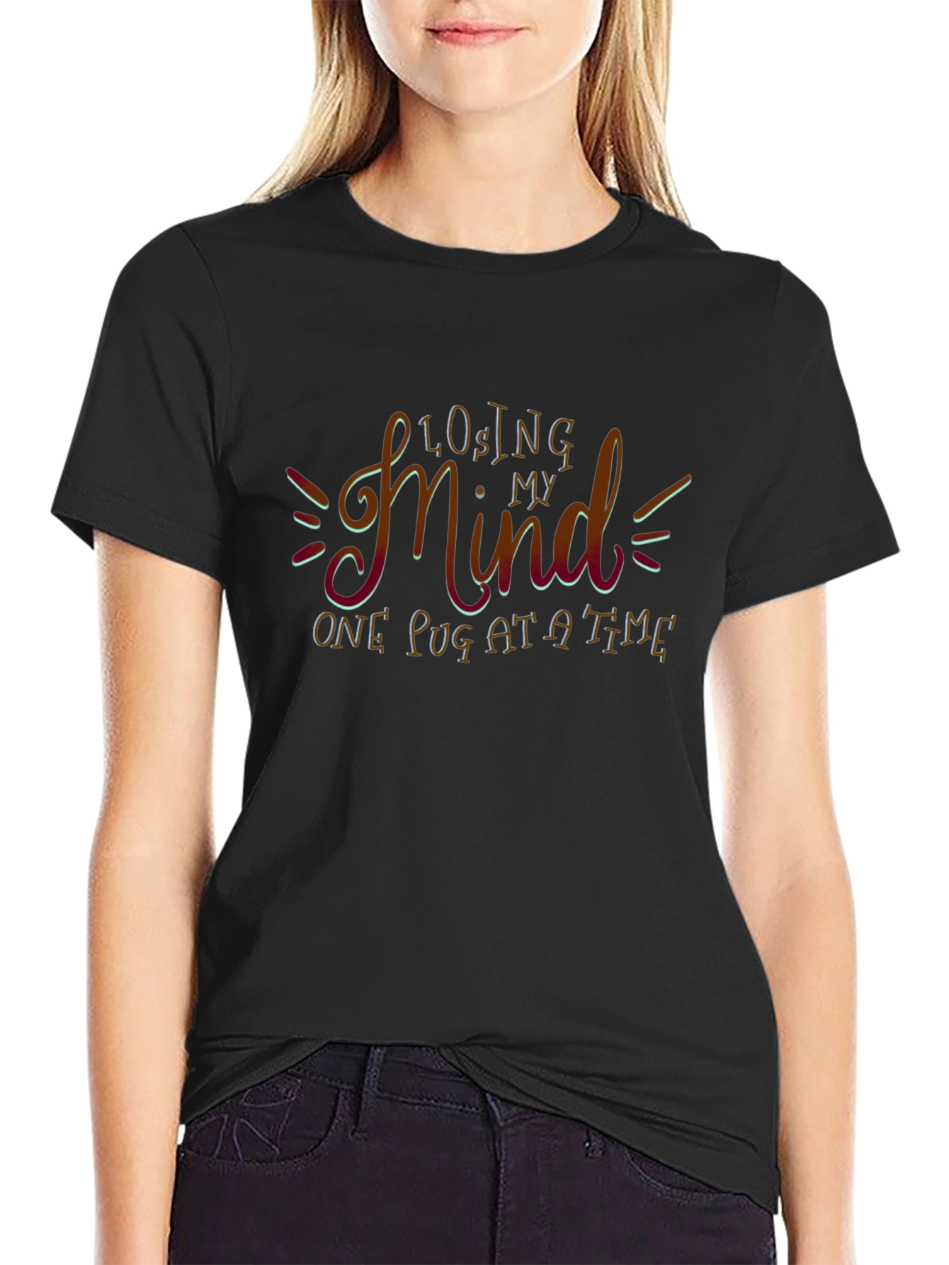 Losing My Mind One Pug at a Time T-Shirt