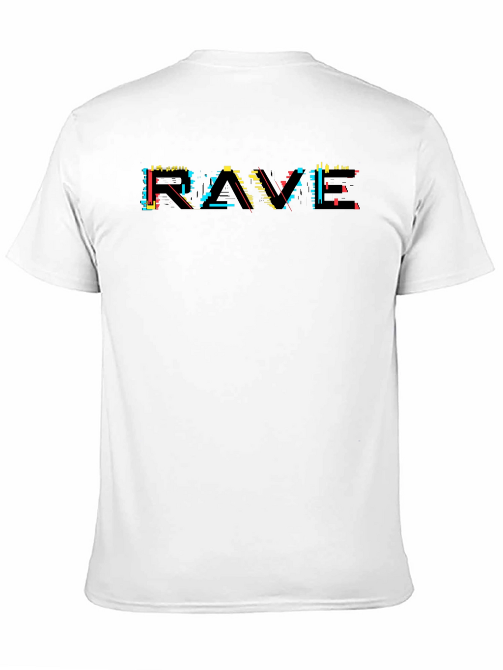 Rave Graphic Tee - Black Cotton T-Shirt