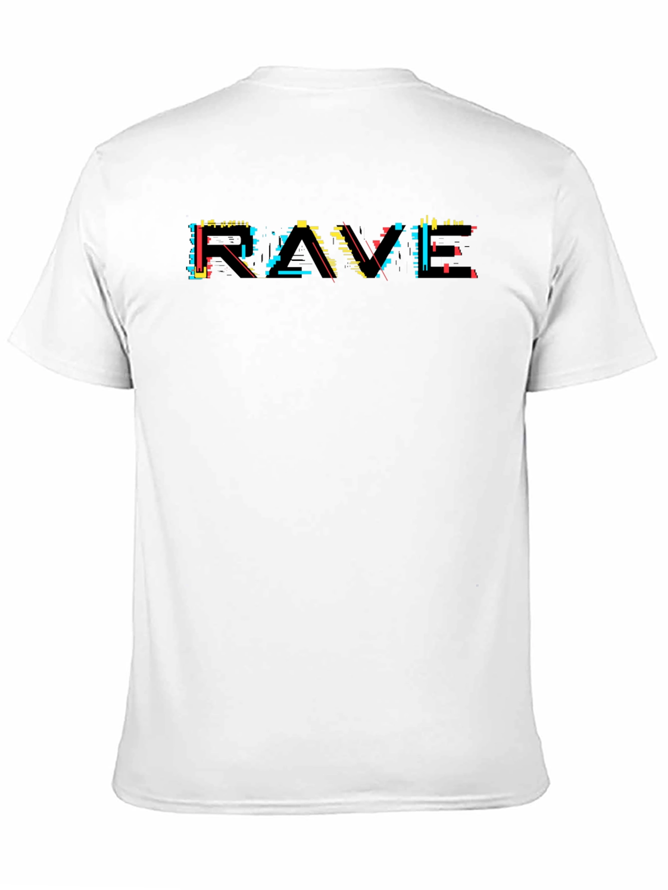 Rave Graphic Tee - Black Cotton T-Shirt