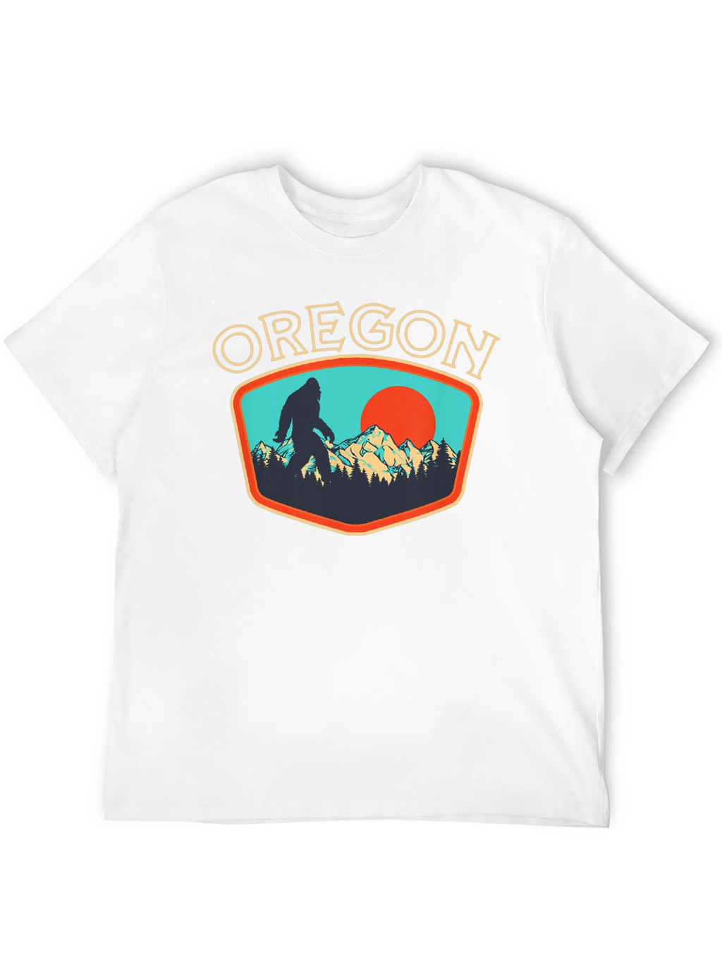 Oregon Bigfoot Graphic Tee - Black