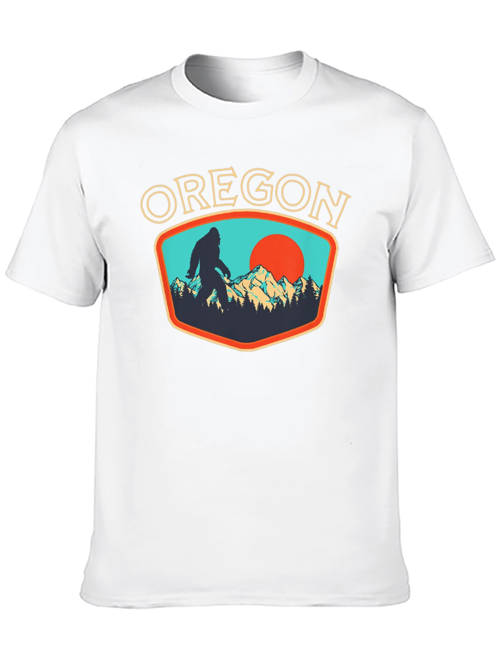 Oregon Bigfoot Graphic Tee - Black