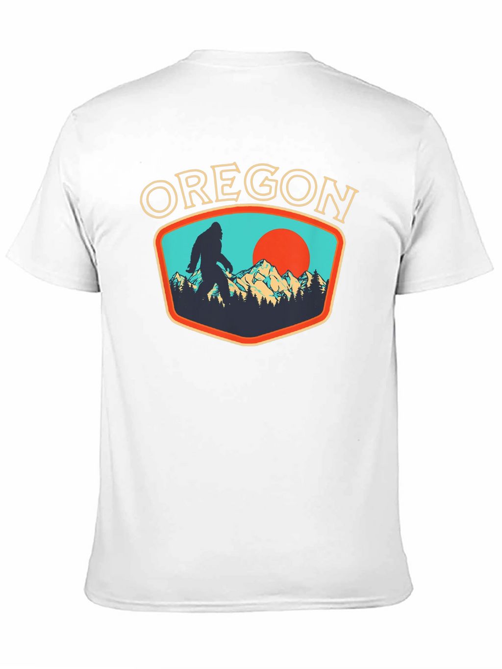 Oregon Bigfoot Graphic Tee - Black