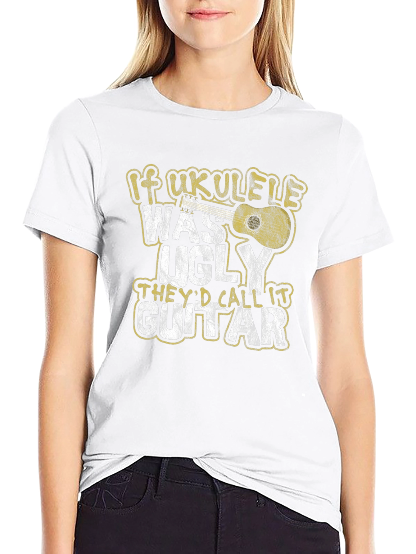 If Ukulele Was Ugly T-Shirt - Musician Humor Tee