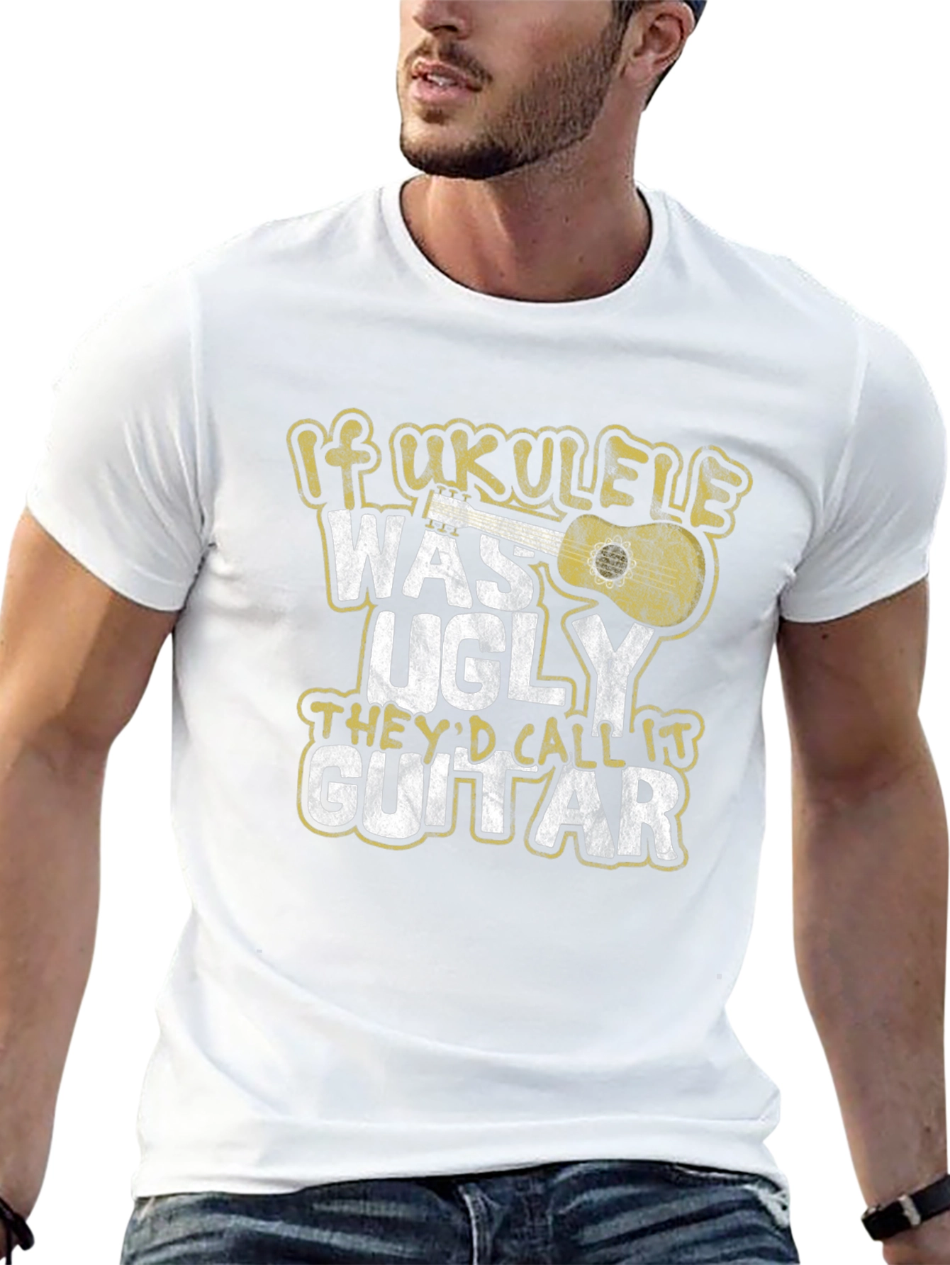 If Ukulele Was Ugly T-Shirt - Musician Humor Tee