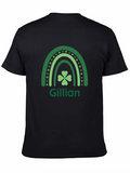 Gillian St. Patricks Day Shamrock Rainbow T-Shirt