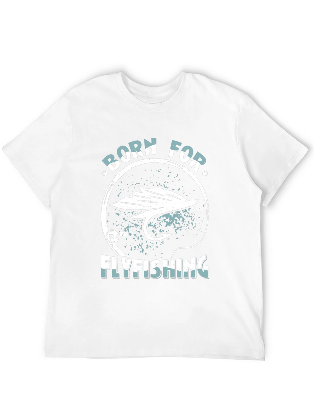 Born for Fly Fishing Black Graphic Tee