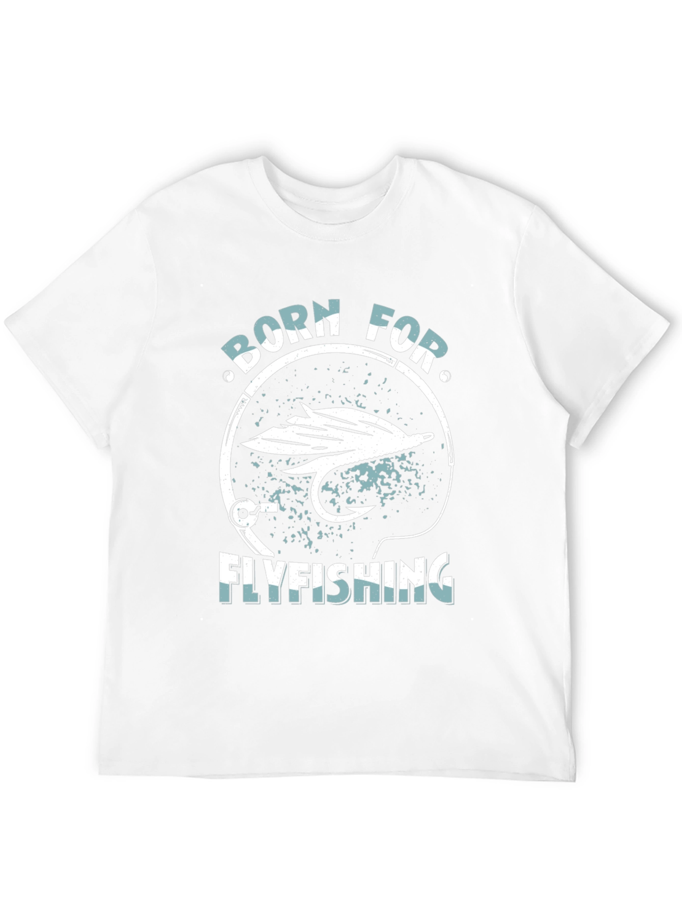 Born for Fly Fishing Black Graphic Tee
