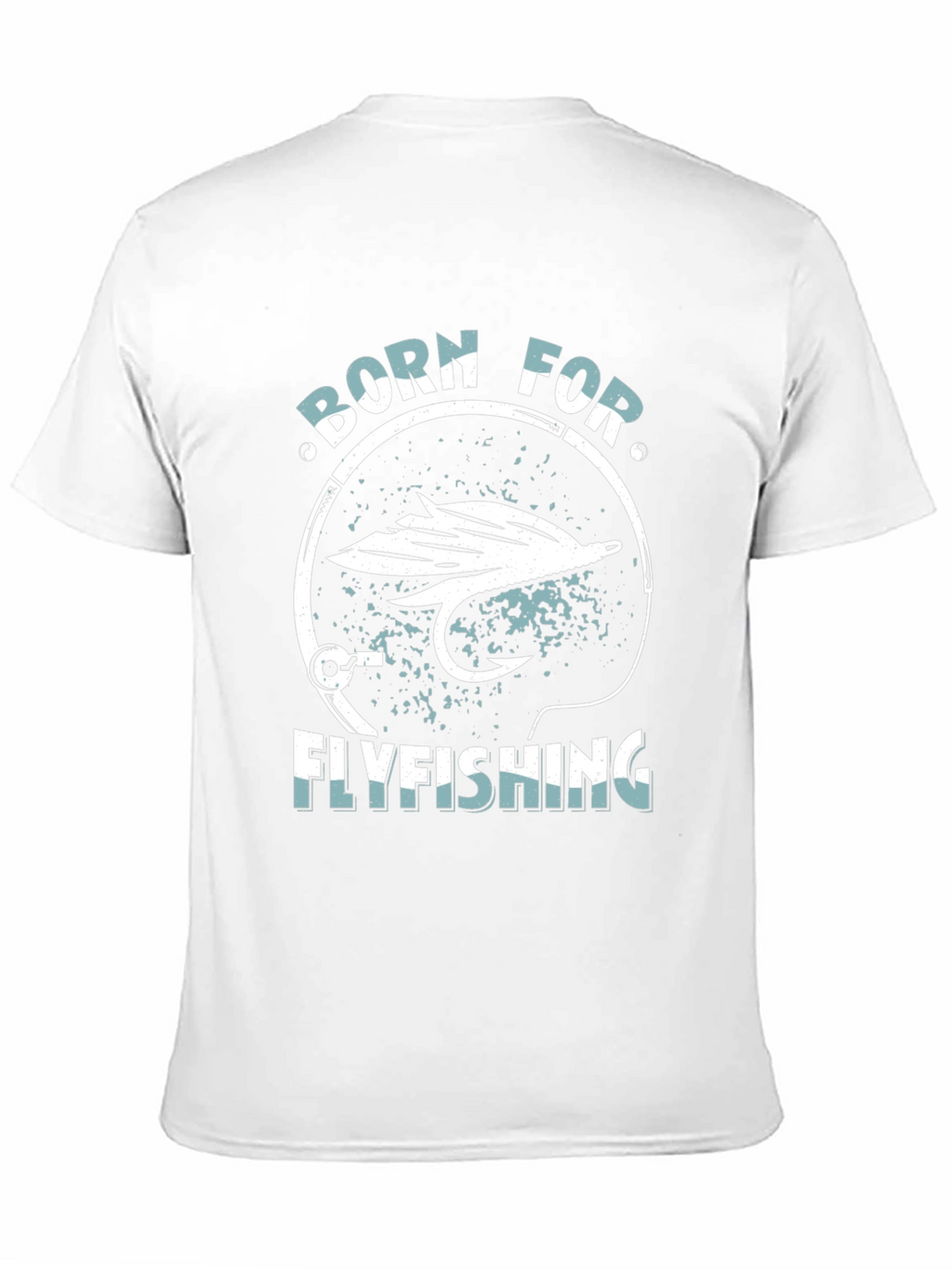 Born for Fly Fishing Black Graphic Tee