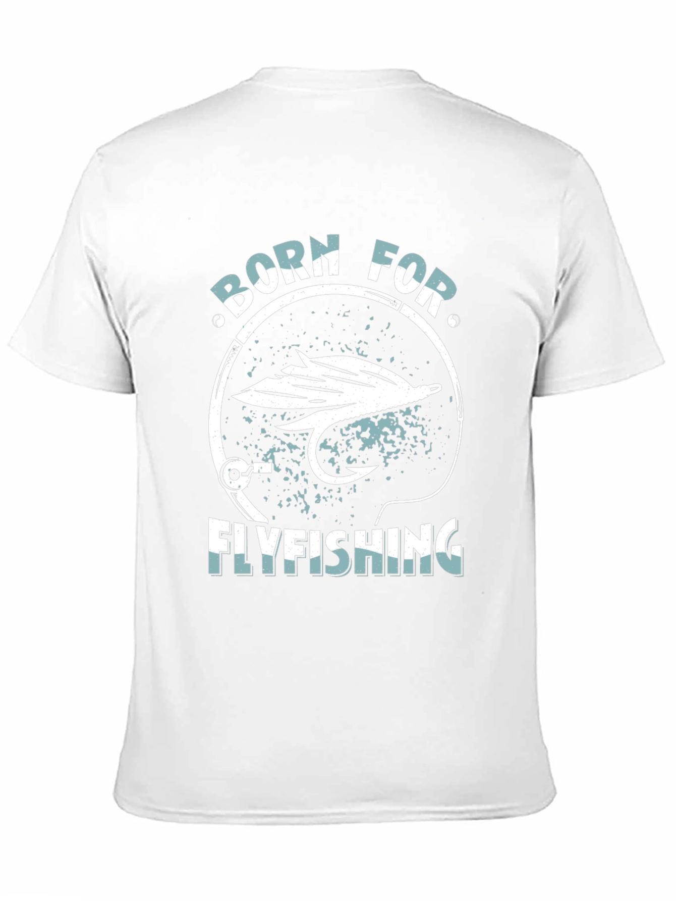 Born for Fly Fishing Black Graphic Tee