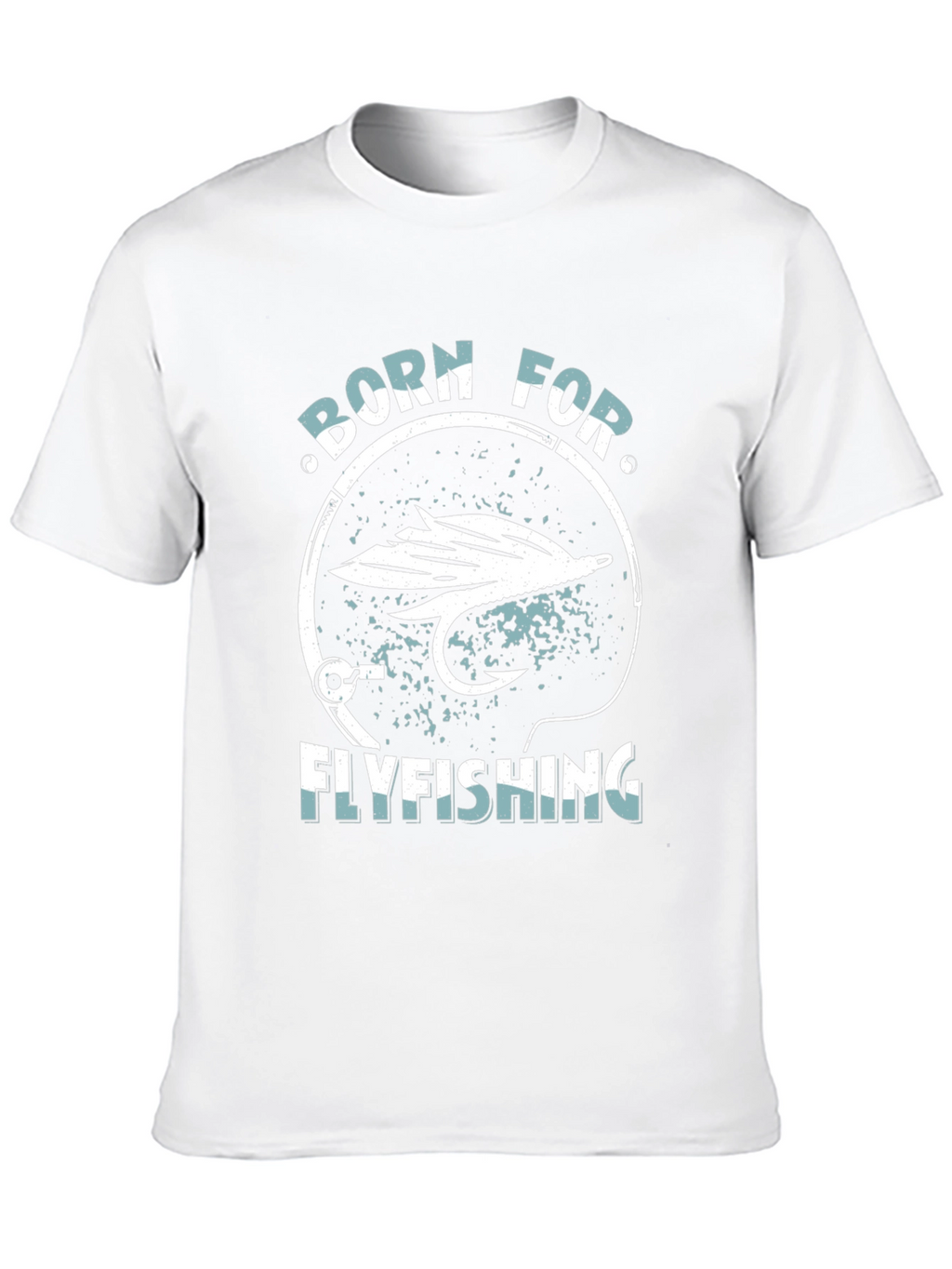 Born for Fly Fishing Black Graphic Tee