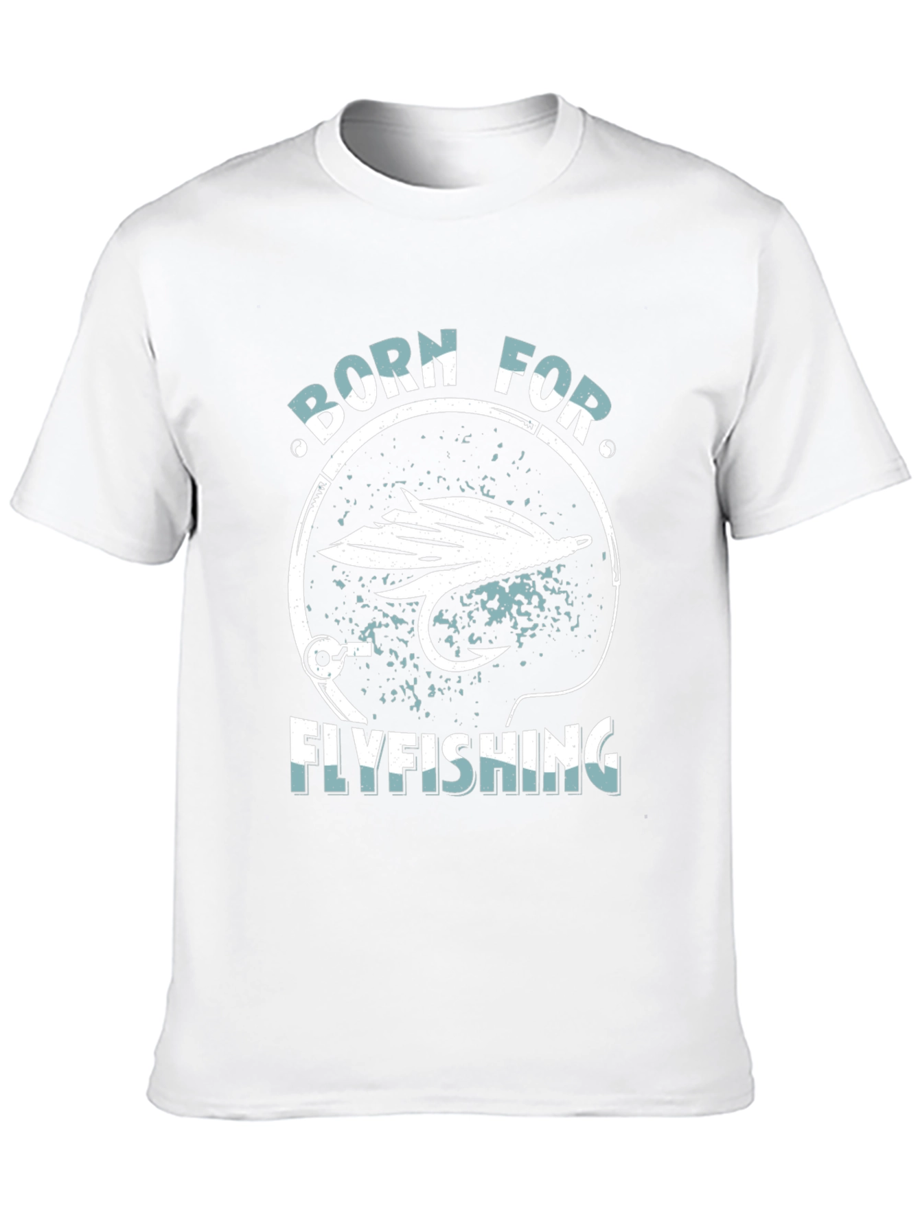 Born for Fly Fishing Black Graphic Tee