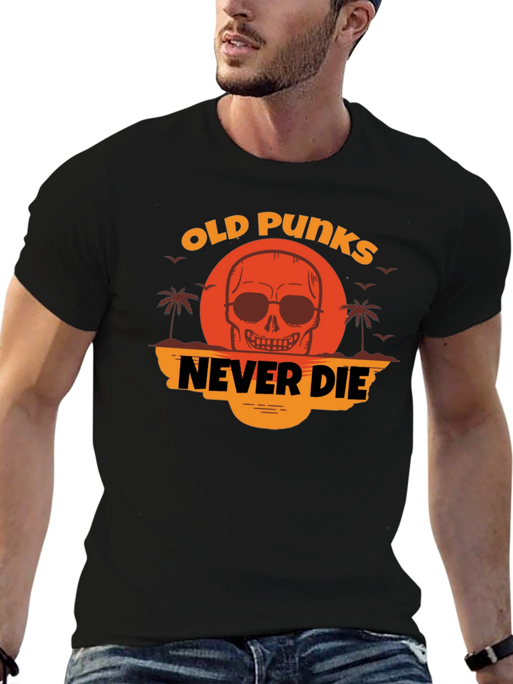 Old Punks Never Die Graphic Tee