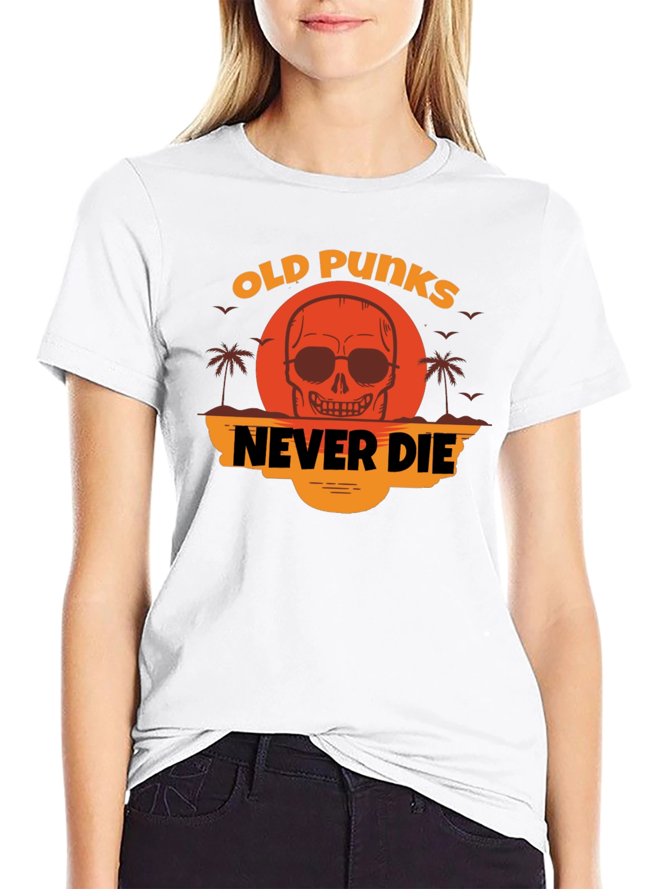 Old Punks Never Die Graphic Tee