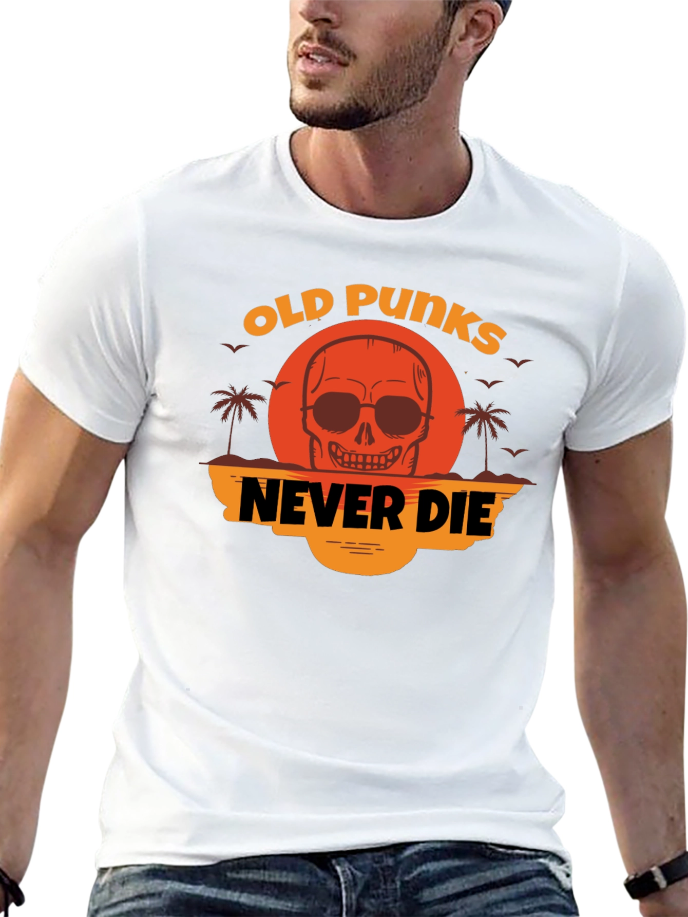 Old Punks Never Die Graphic Tee