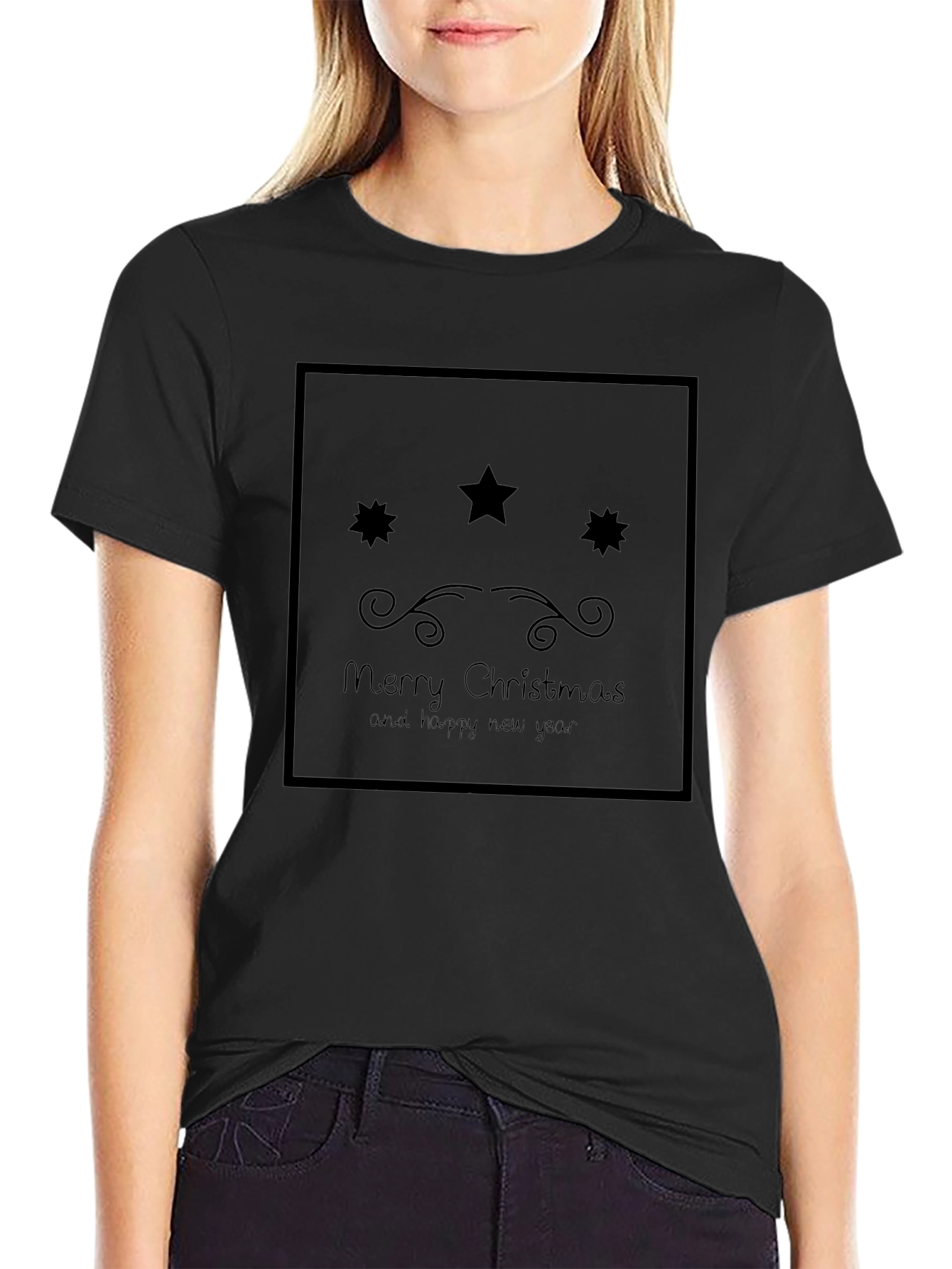 Merry Christmas & Happy New Year Graphic T-Shirt