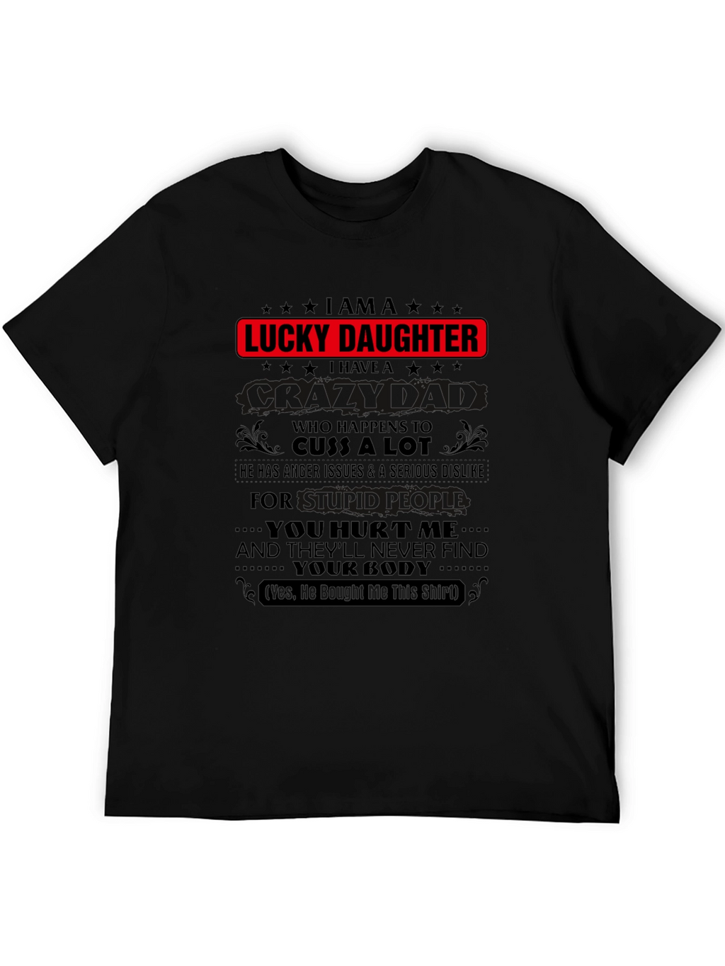 Lucky Daughter Graphic Tee - Black