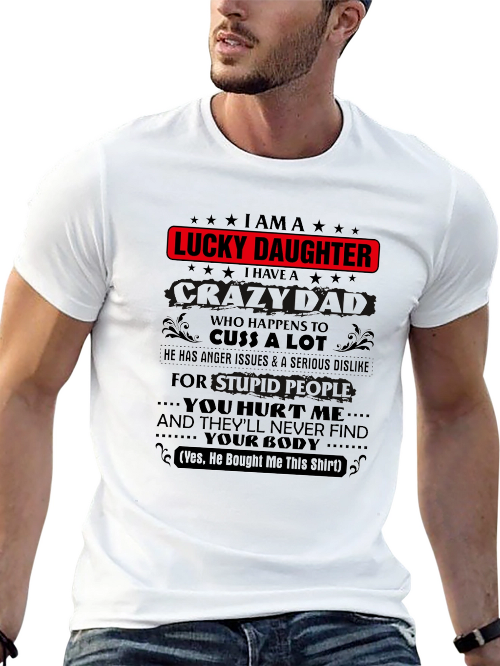Lucky Daughter Graphic Tee - Black