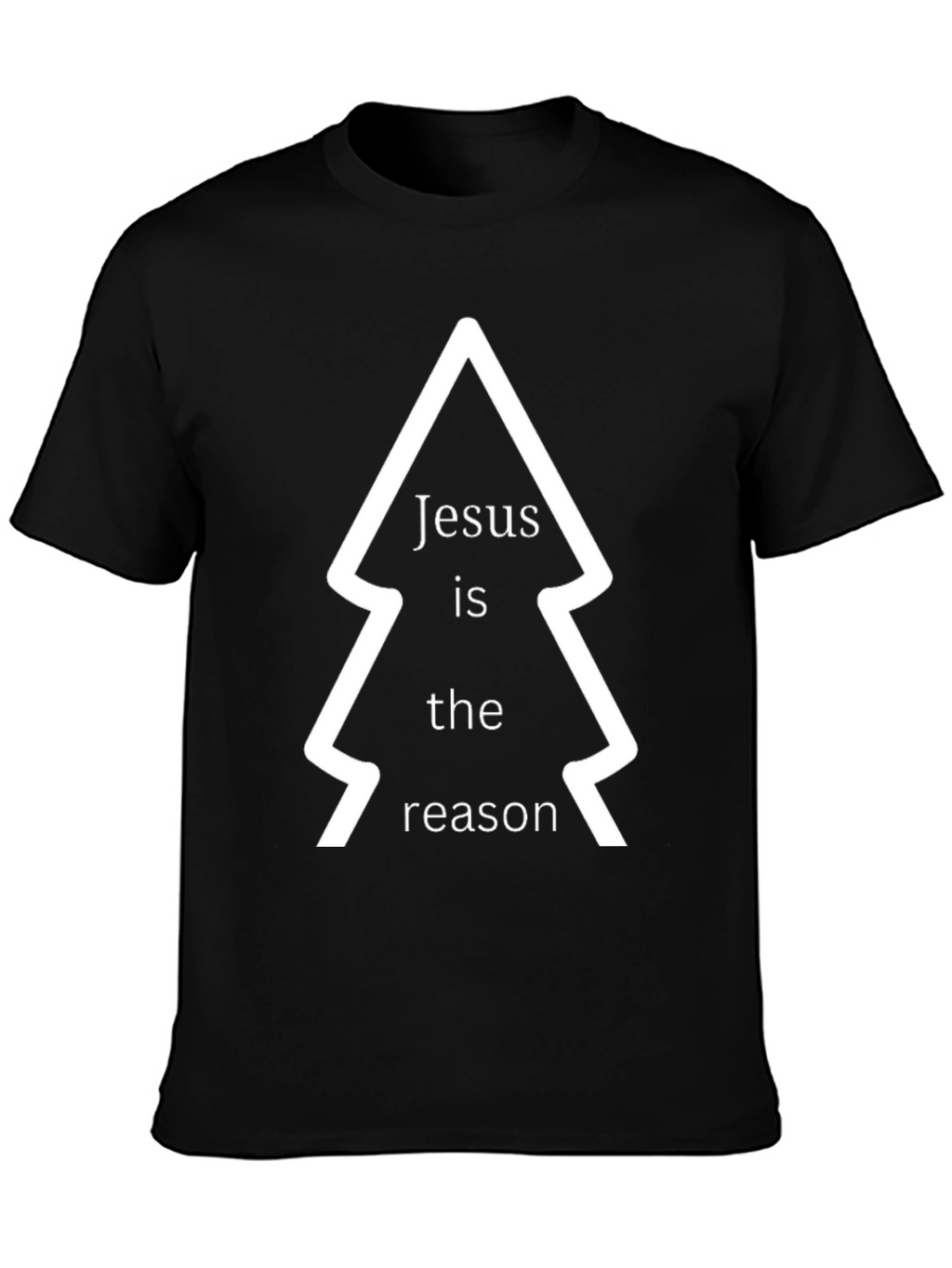 Jesus is the Reason Christmas T-Shirt - Black