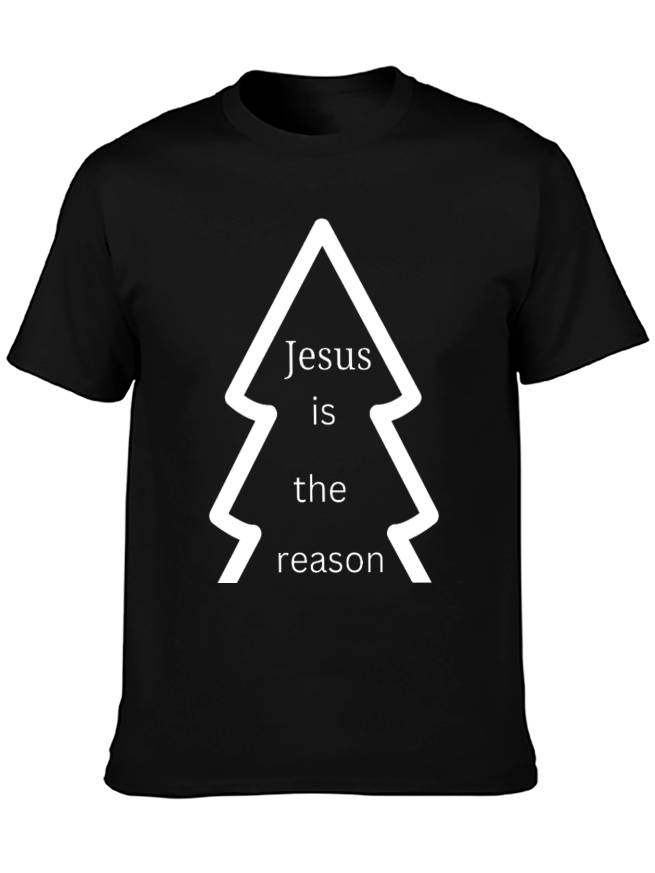 Jesus is the Reason Christmas T-Shirt - Black