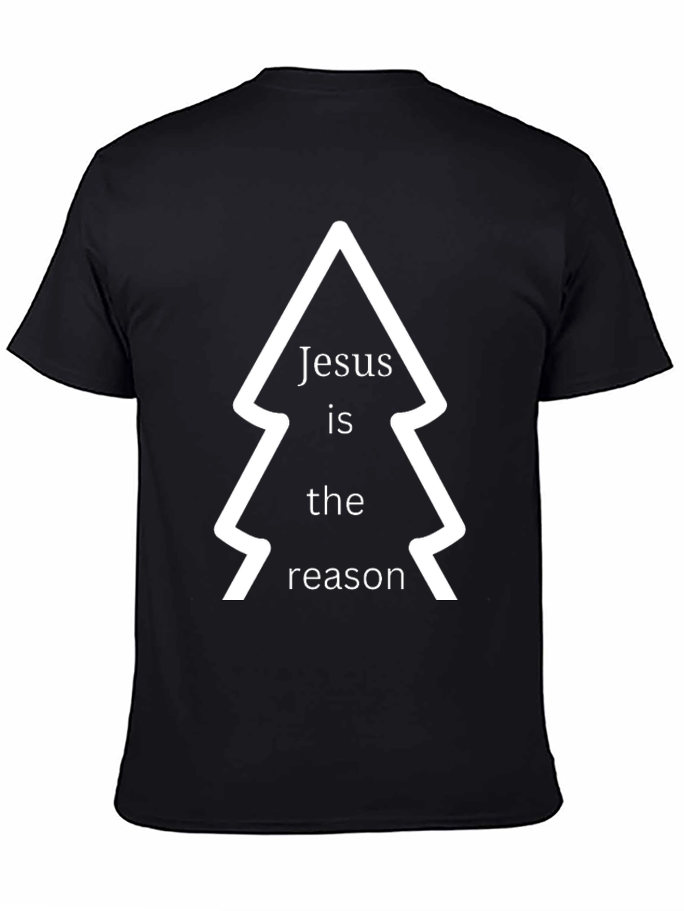 Jesus is the Reason Christmas T-Shirt - Black