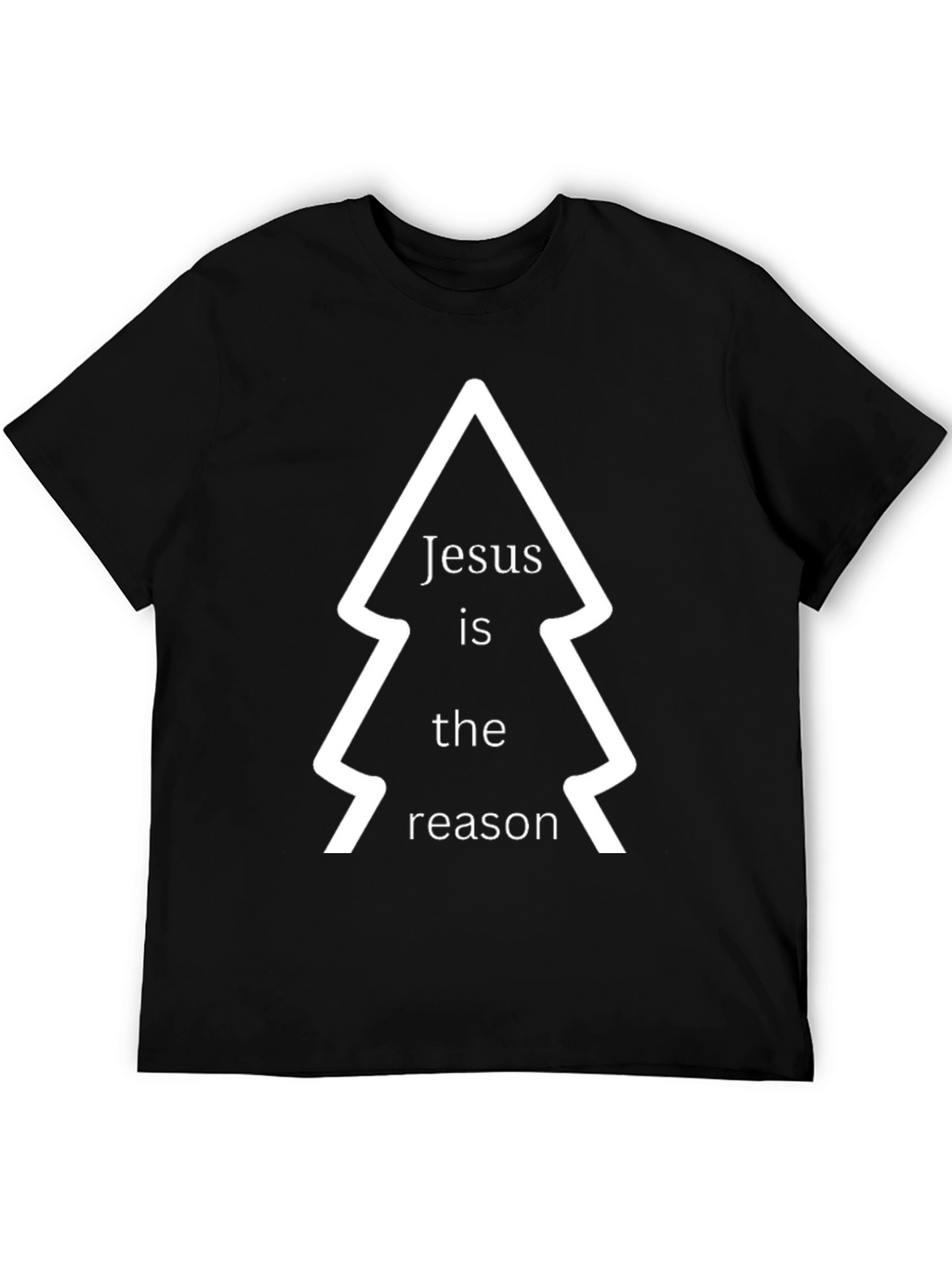 Jesus is the Reason Christmas T-Shirt - Black