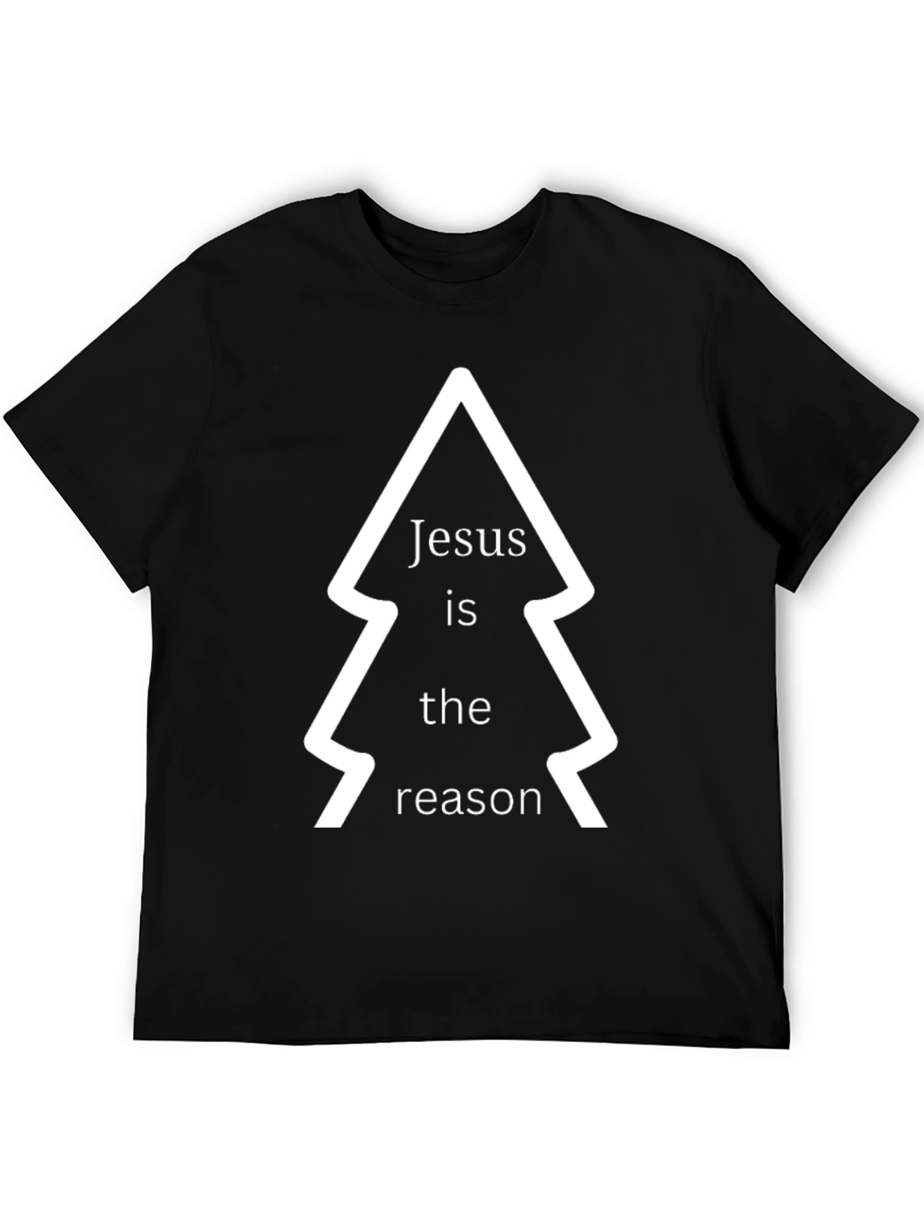 Jesus is the Reason Christmas T-Shirt - Black