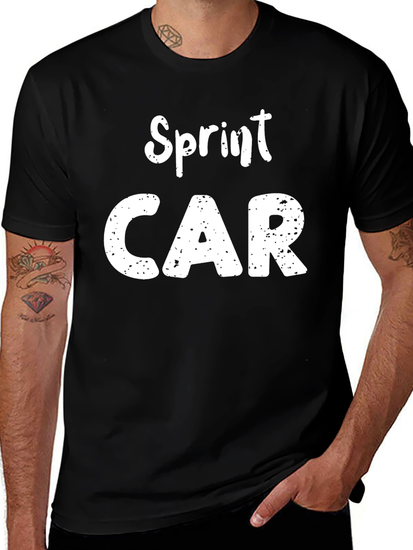 Sprint Car Graphic T-Shirt - Black
