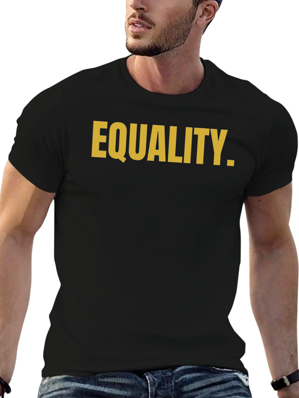 Equality Graphic Print T-Shirt - Mens Casual Tee