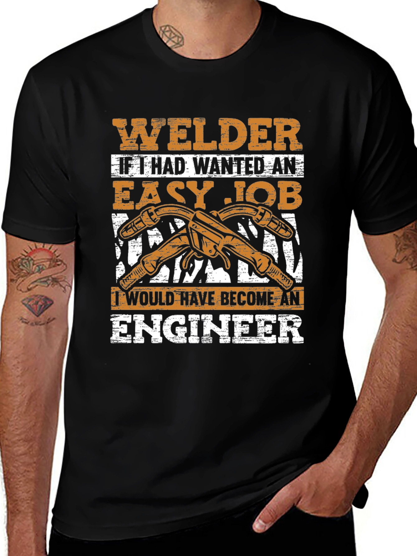 Welder T-Shirt - Easy Job Engineer Gift