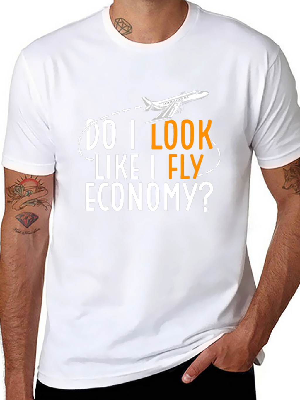 Do I Look Like I Fly Economy T-Shirt