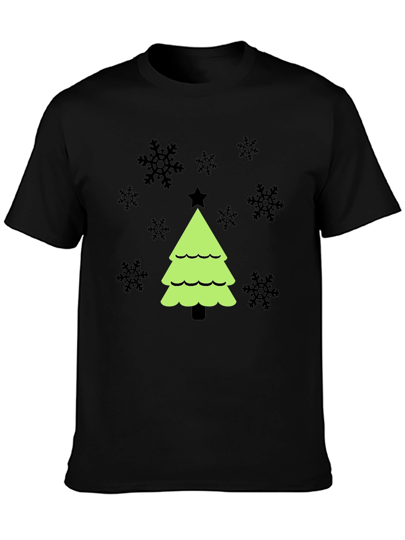 Festive Christmas Tree Graphic Tee
