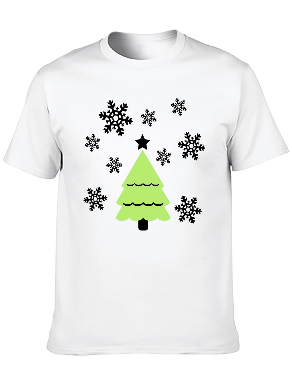 Festive Christmas Tree Graphic Tee