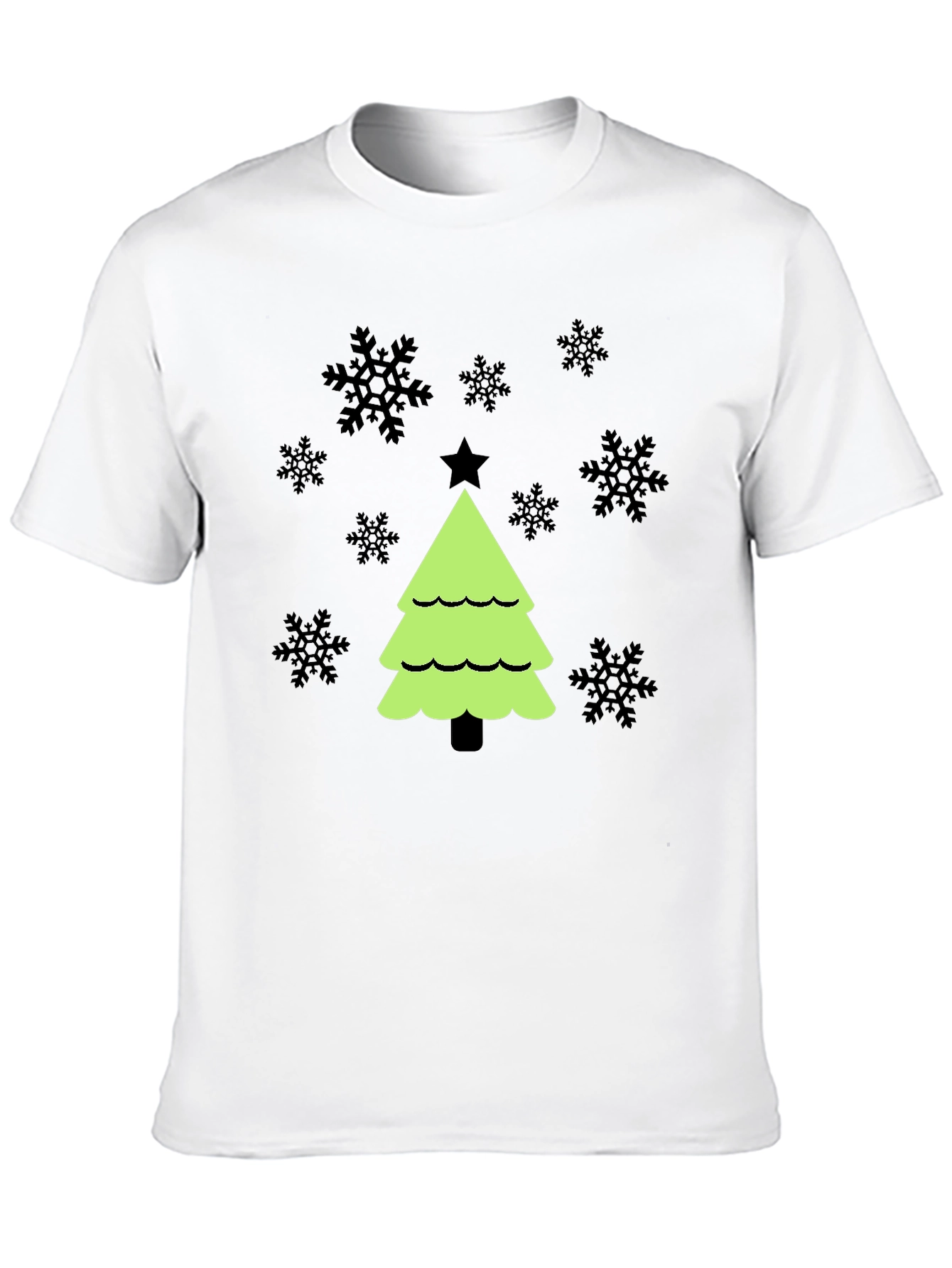 Festive Christmas Tree Graphic Tee