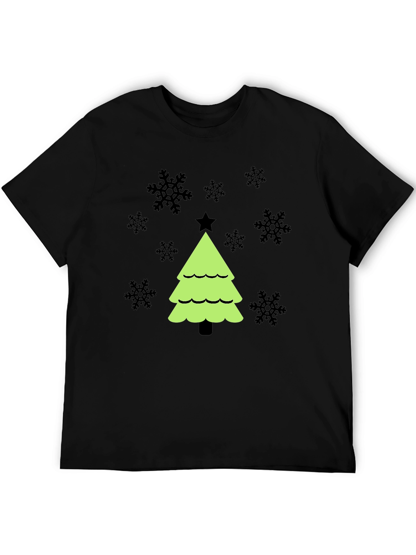 Festive Christmas Tree Graphic Tee