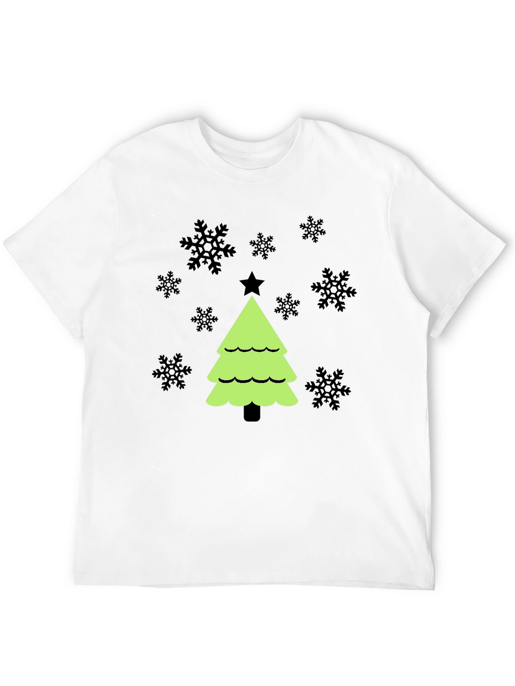 Festive Christmas Tree Graphic Tee