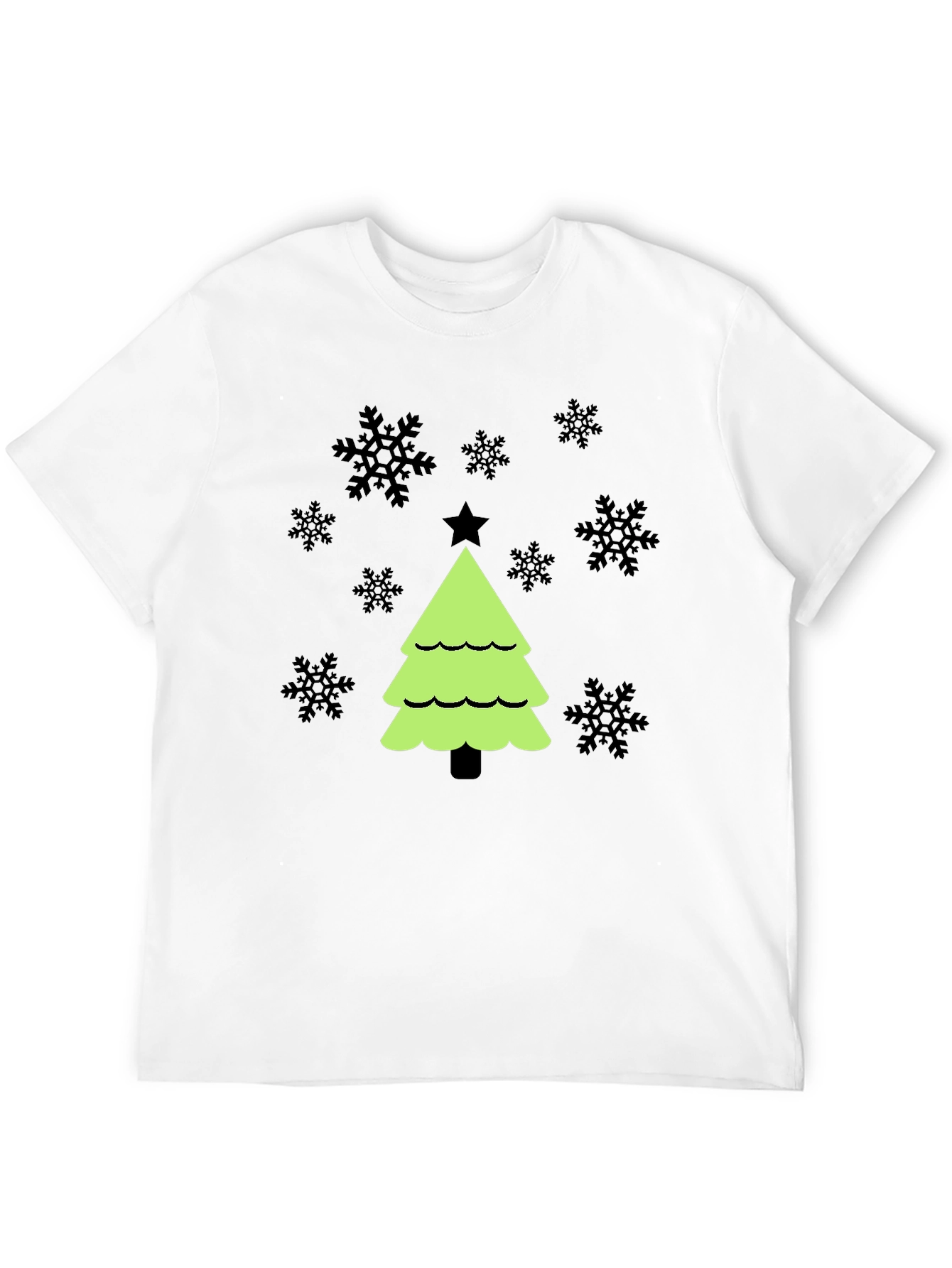Festive Christmas Tree Graphic Tee