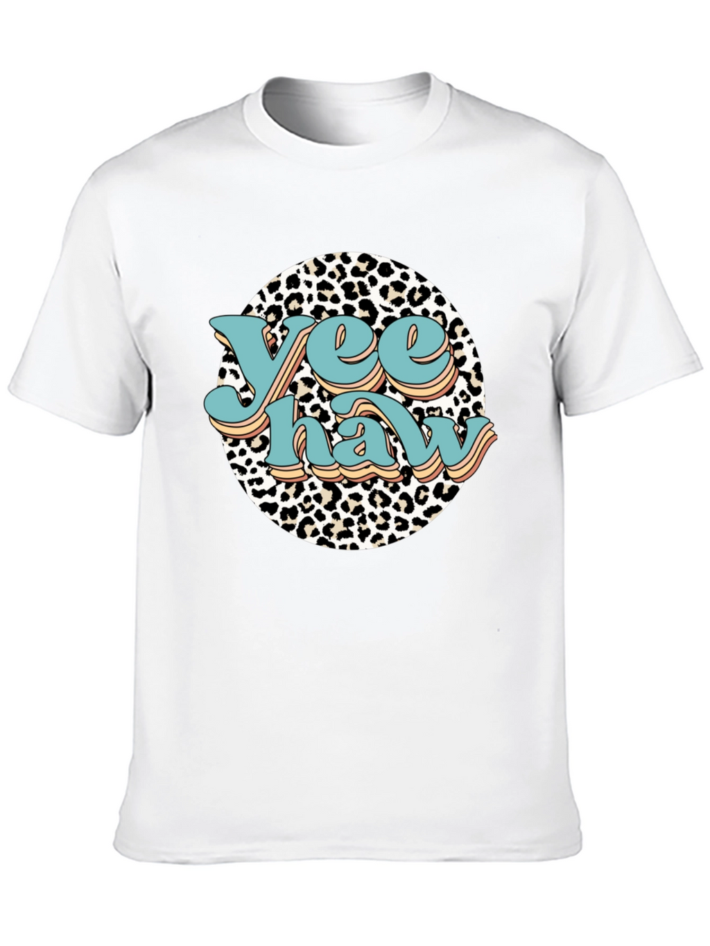 Yeehaw Leopard Print Graphic Tee
