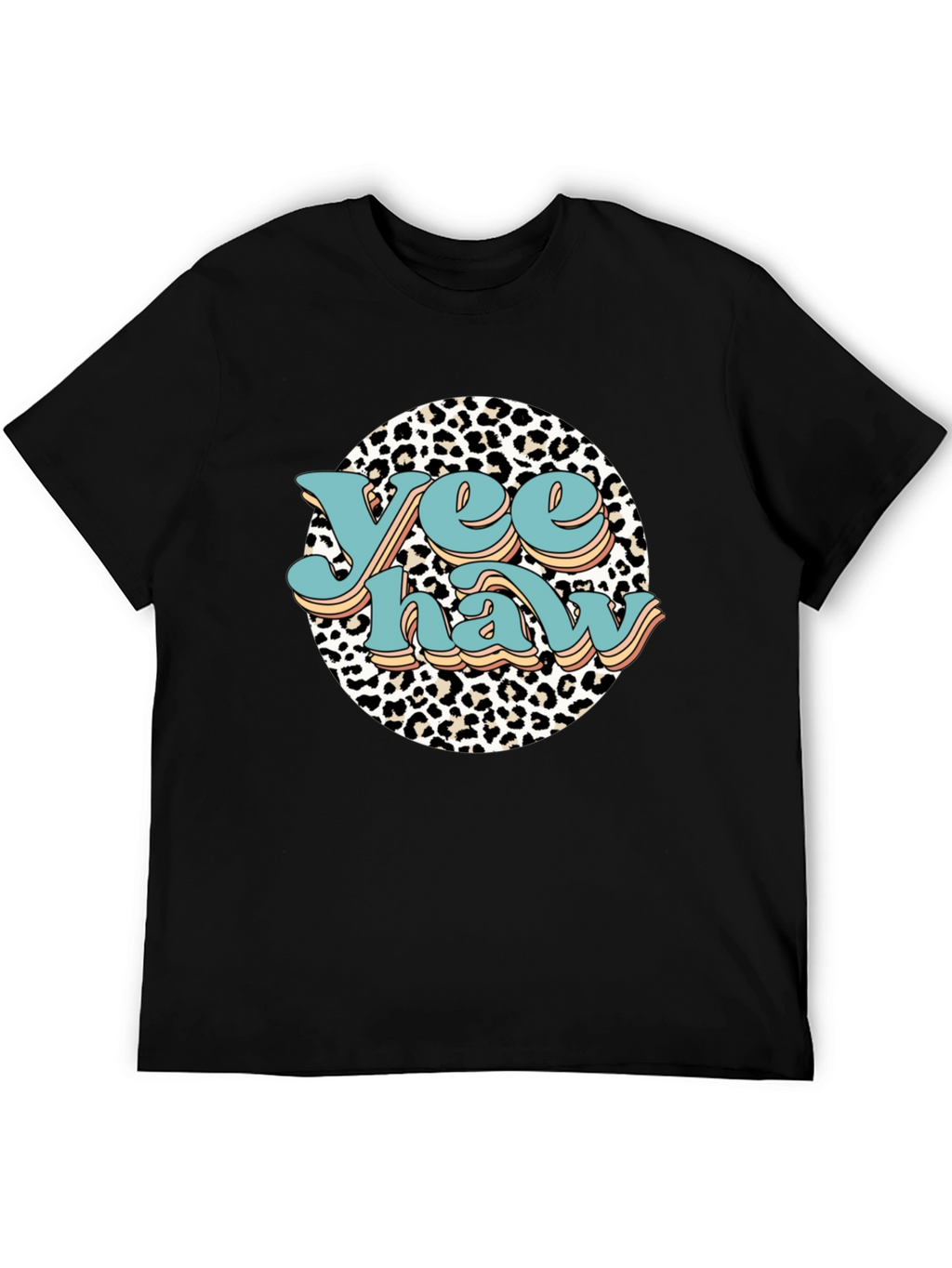 Yeehaw Leopard Print Graphic Tee