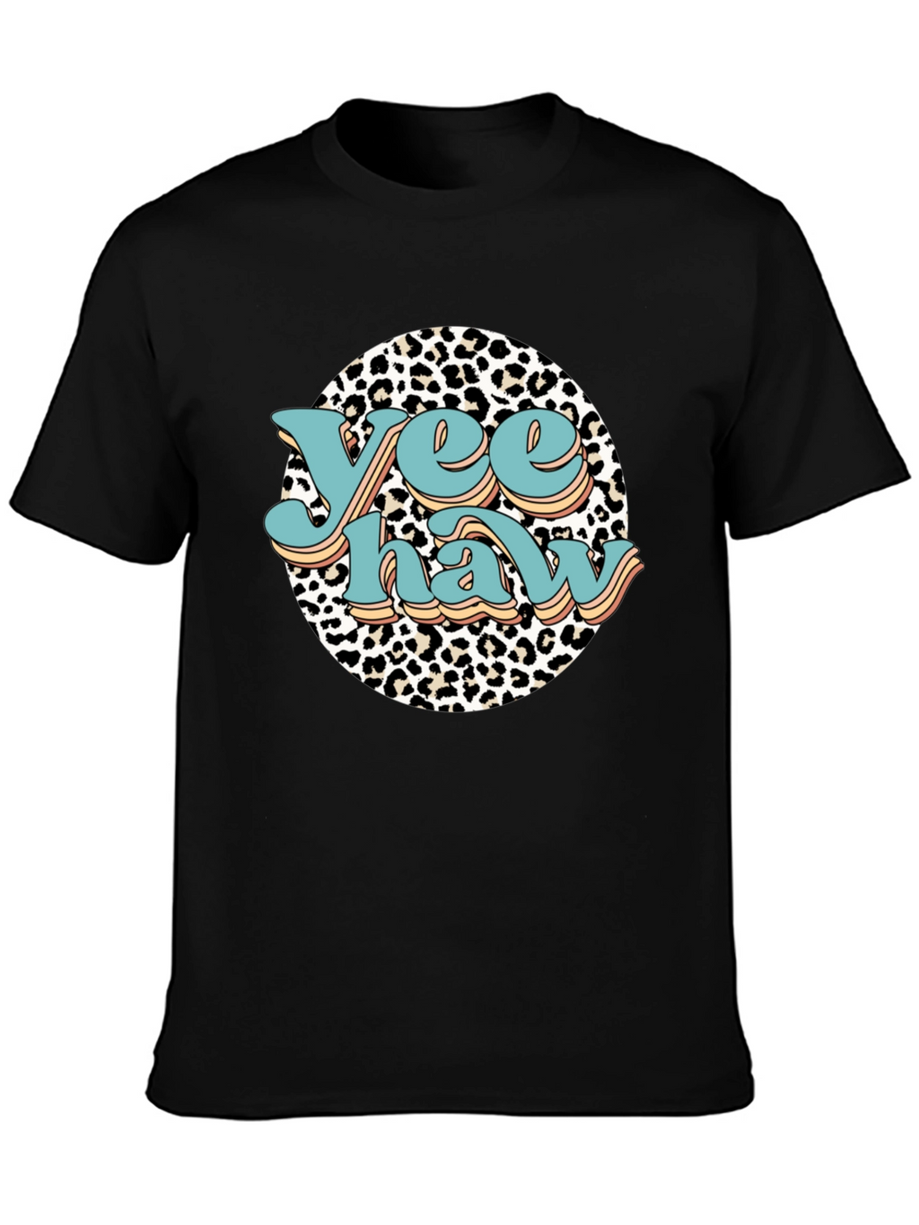 Yeehaw Leopard Print Graphic Tee