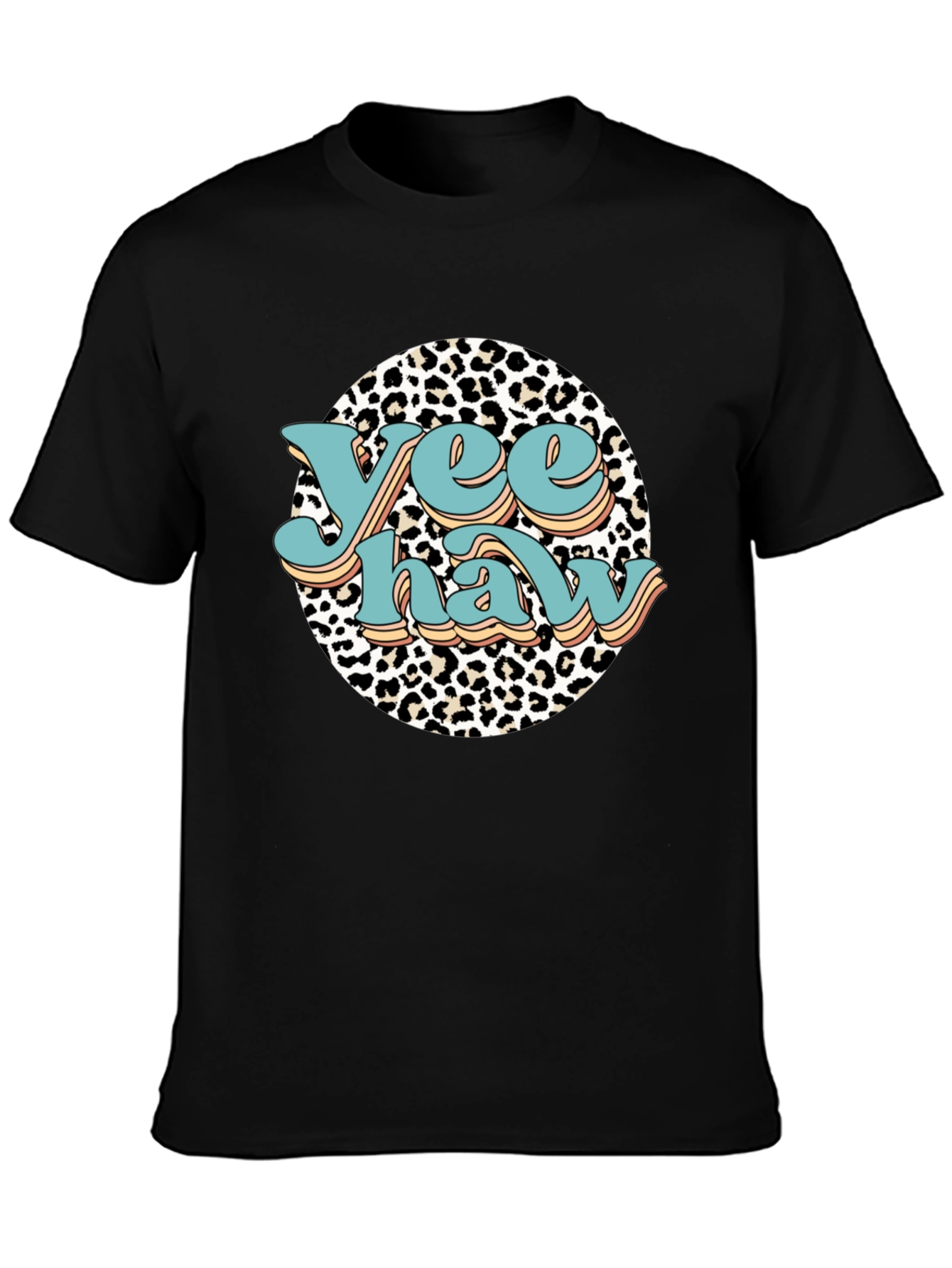 Yeehaw Leopard Print Graphic Tee