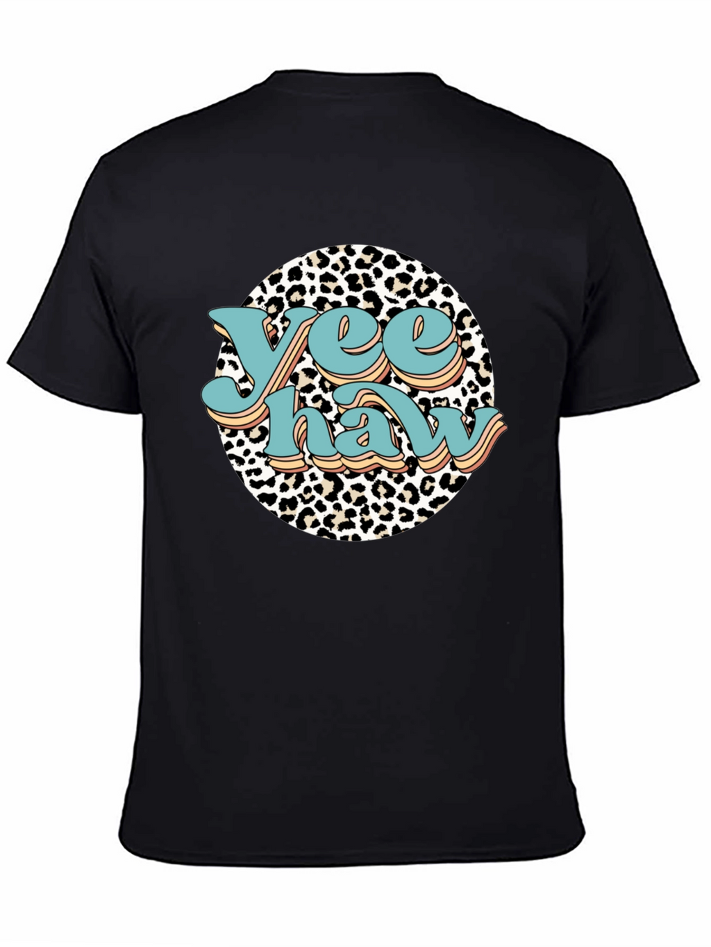 Yeehaw Leopard Print Graphic Tee